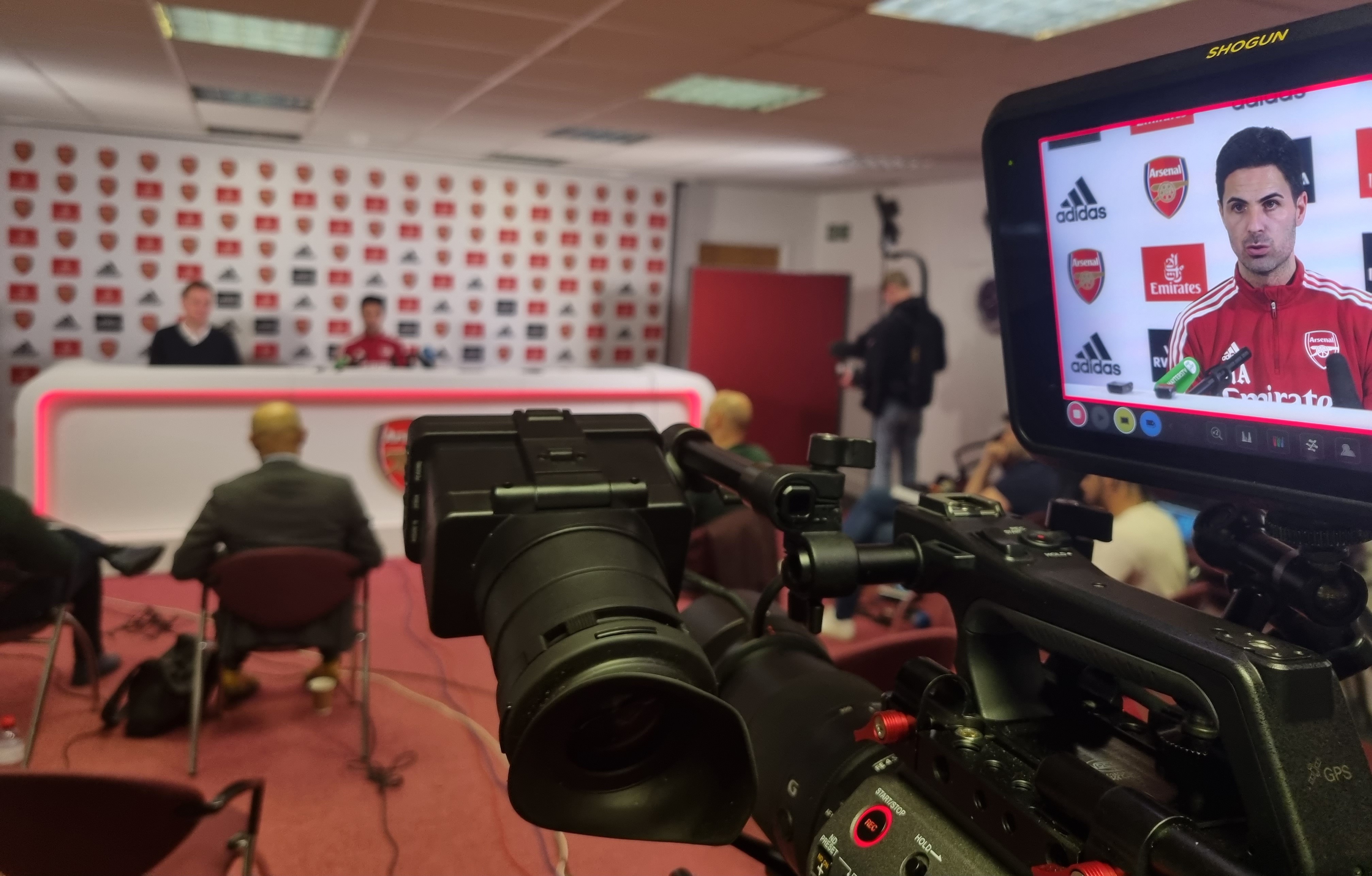 Michel Arteta Press Conference at Arsenal